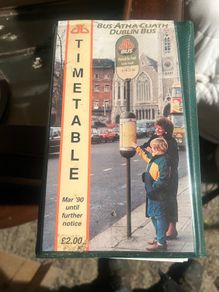 1990 Dublin bus timetable