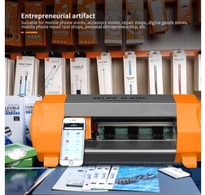 BRAND NEW Intelligent Auto Film Cutting Machine Mobile Phone LCD Screen Protect Cutter Hydrogel Film Cutting for iPhone Cut Tool