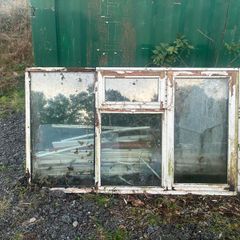 Teak window  81x48.5