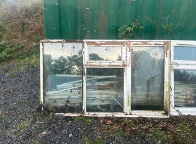Teak window  81x48.5