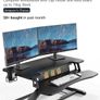 Standing desk converter brand new in box never used Image 2