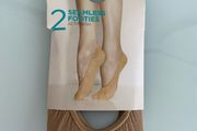 New 2 pairs of Seamless Footies