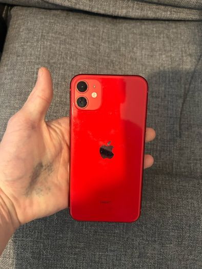 iPhone 11 red 128gb unlocked, 100% battery