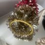 Vintage Tinsel Christmas Tree Decoration Image 2