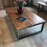 Large Handcrafted Coffee Table from Reclaimed Timber & Steel Image 8