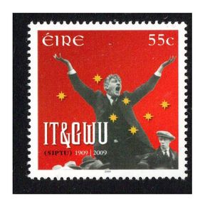 2009 Ireland The 100th Anniversary of the Irish Transport and General Worker's Union (ITGWU) Commemorative Stamp Mint Never Hinged (MNH)
