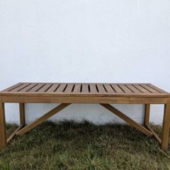 Garden wooden bench