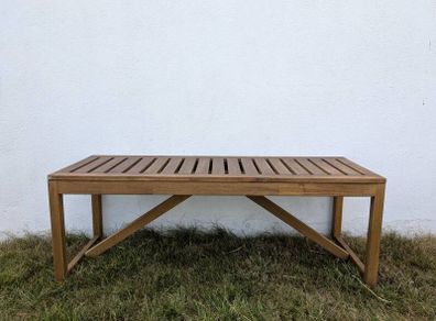 Garden wooden bench