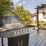 Gas Barbecue Grill Trolley BBQ 3/4/5/6 Burner with Side Stove Gas Grill TUV Tested, Black Image 9