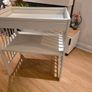 sleigh-style  baby crib and changing table Image 7