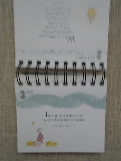 Hope.Dream.Live Calendar, Inspirational calendar, Helen Exley calendar,gift