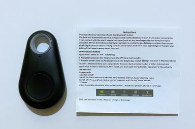 GPS tracker - No more lost keys/wallet/
