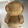 Leather couch and arm chairs Image 3
