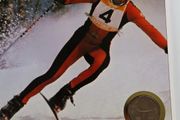 Japan 1972 Winter Olympics, Sapporo UNC 100 Yen Alpine skiing cover