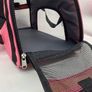 Pet Carrier Bag, Airline Approved Duffle Bags, Pet Travel Portable Bag Home for Little Dogs, Cats and Puppies, Small Animals (M, Pink) (FREE SHIPPING) Image 4