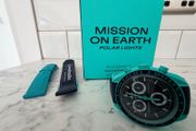 Omega Moonswatch Mission on Earth Polar Lights