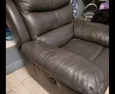 leather recliner sofa