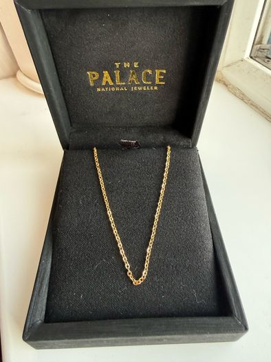 24K yellow gold chain/necklace