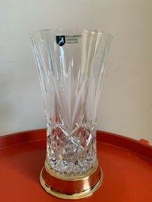 Killarney Crystal Hand Cut Vase