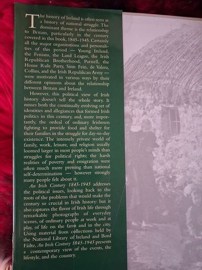 An Irish Century / 1845-1945/ From the Famine to World War 2/ Stephen Small / 1998