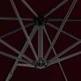 Cantilever Umbrella with Aluminium Pole Red 300 cm Image 2