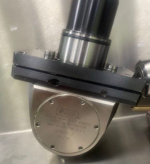 CNC - angled driven tool