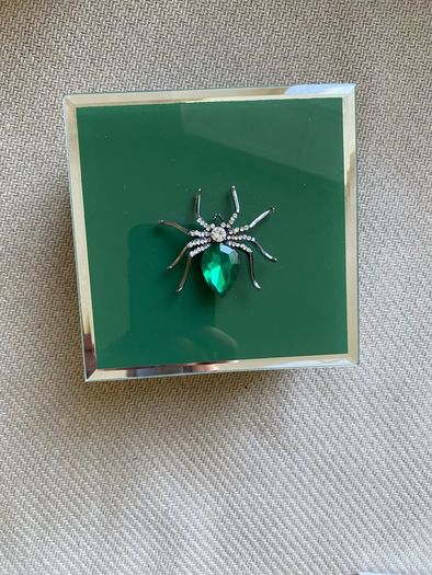 Brand New Green Jeweled Box Storage