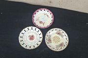 3 china stunning saucers postage possible