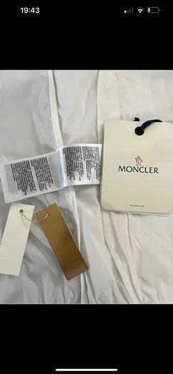 MONCLER Rukbat Logo-jacquard Hooded Windbreaker White Jacket Size 4 (XL)