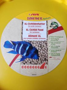 Cichlids fish food pellets