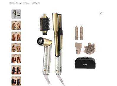 Shark Glam Air Styler straightener and dryer 5in1