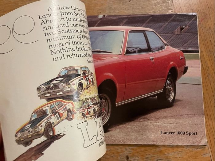 Original Mitsubishi Sales Catalogue