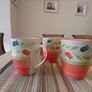 5 x mugs plus sugar bowl and jug Image 2
