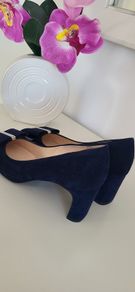 PETER KAISER Pavilia navy suede court shoe - Sz 4UK - Rrp 179 (New)