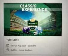 College Football Classic 3 tickets