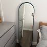 Audo black oval mirror Image 3