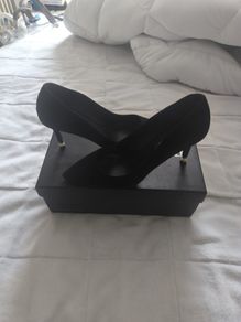 Dune Black Court Shoes
