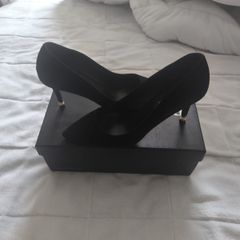 Dune Black Court Shoes
