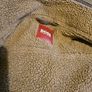 HUGO BOSS Men Dark Tan Faux Sheepskin & Fleece Jacket Coat Image 2