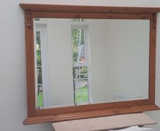 Ducal Wall Mirror - Antique Pine Finish