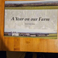 A Year On Our Farm.  By Ann And Robin Talbot. First Edition Large Volume Paperback In Good Condition.  See Photos For Same.