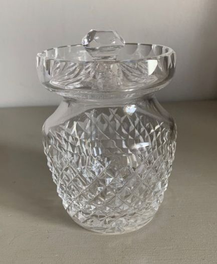 Waterford Crystal Honey Pot and lid Preserve Jam