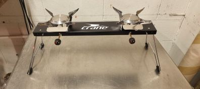 Crane 290 Duo Burner Iso-Butane double headed outdoor camping / fishing gas stove