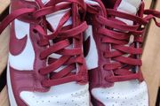 Nike Dunk Low Retro - Men's Sneakers Shoes Leather Red-White DD1391-601