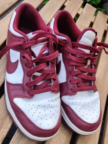 Nike Dunk Low Retro - Men's Sneakers Shoes Leather Red-White DD1391-601