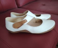Dasha Women's white genuine Leather Ballet New