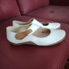 Dasha Women's white genuine Leather Ballet New
