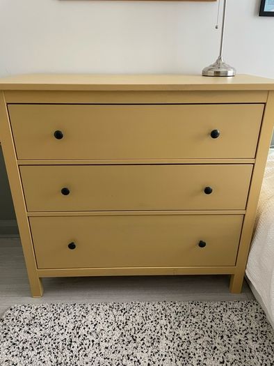 IKEA Hemnes - 3 drawer chest mustard