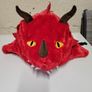 Dragon plush helmet cover Image 2