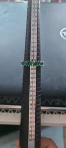 Green and Pink Gemstone Ring